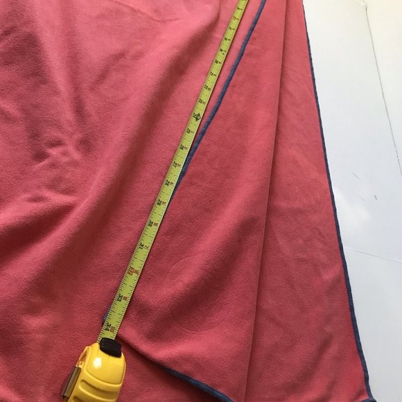 eQua camping towel quick dry yoga mat pink gray standard size large 24.5 x 72 - Picture 6 of 6